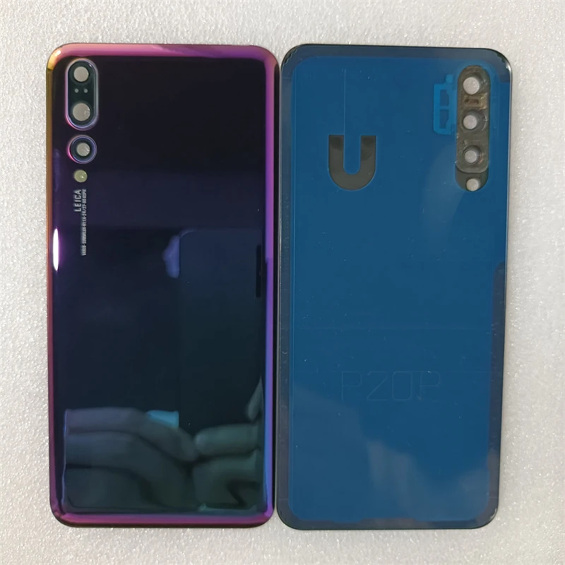 Для Huawei P20 Pro Задняя крышка аккумулятора дверь 3D Стеклянная панель Корпус с