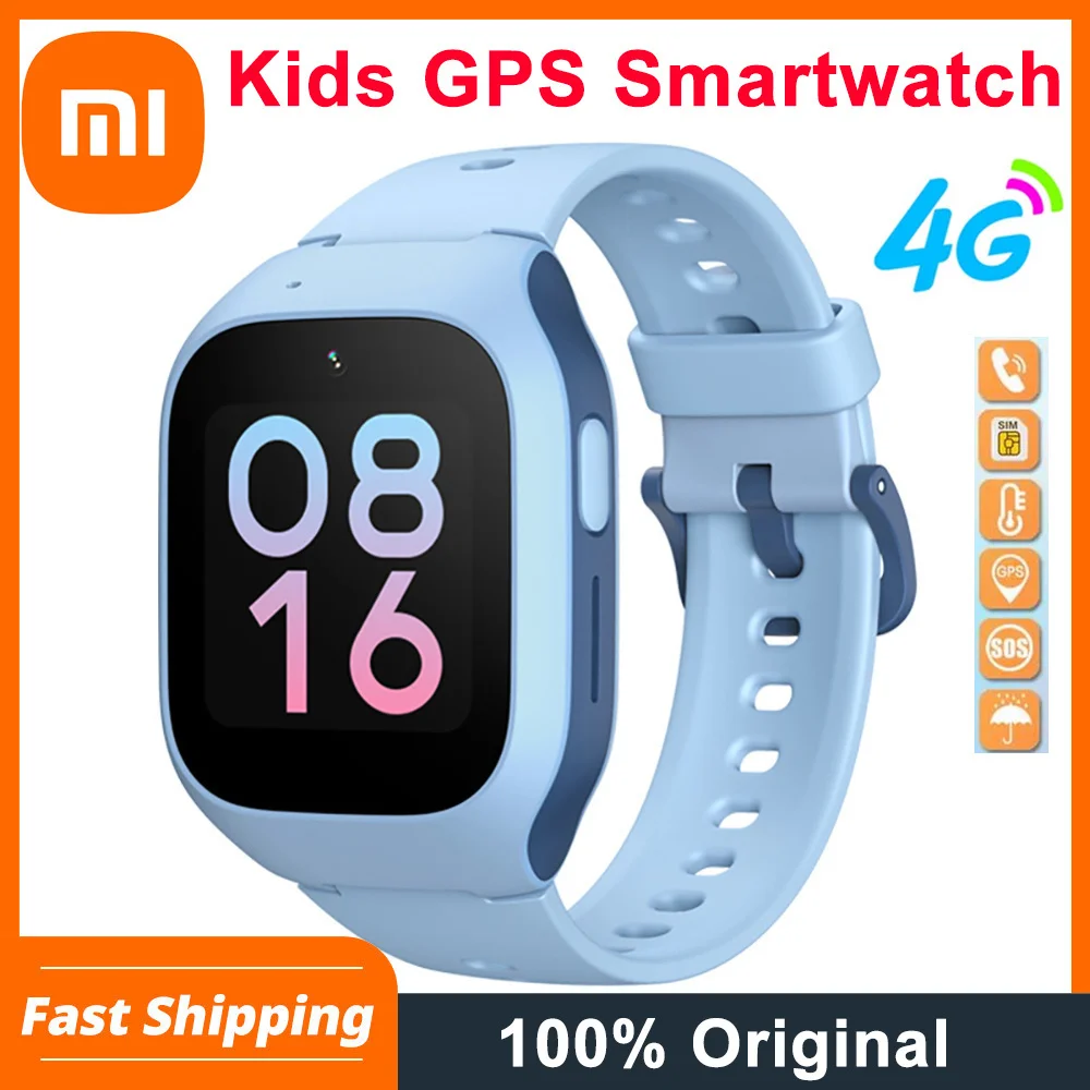 

Original xiaomi Mi Rabbit Kids GPS SmartWatch 5C Child Phone Watch HD Video Call Waterproof Smart Boys Girls Student Smart Watch