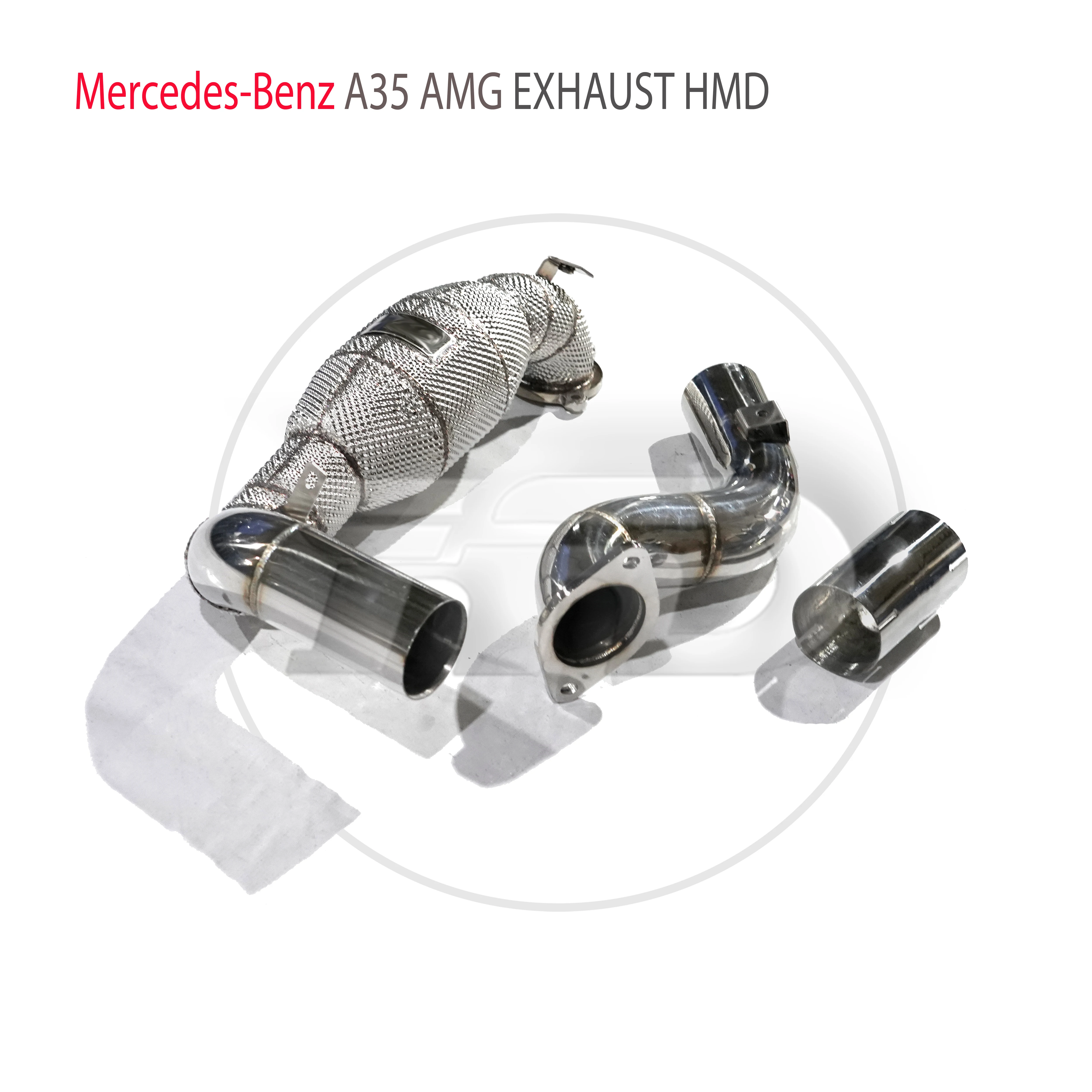 

HMD Exhaust System High Flow Performance Downpipe for Mercedes Benz A35 AMG W177 Car Accessories With Catalytic Header