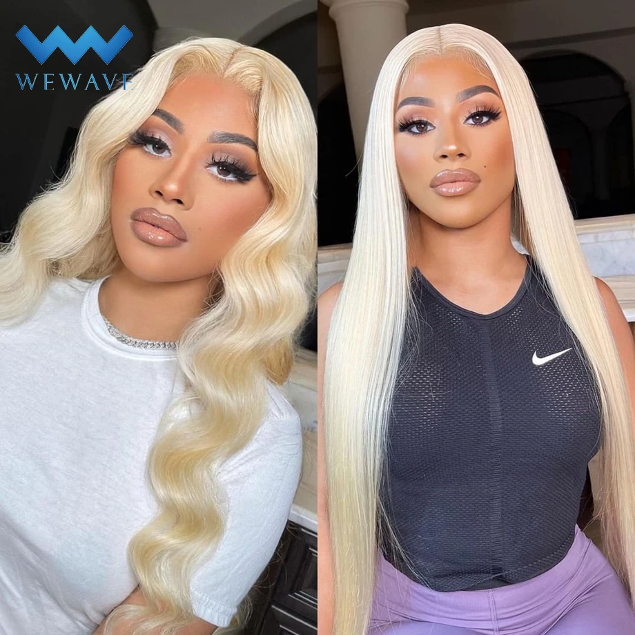 Blonde Lace Front Wig Human Hair Body Wave Colored Honey Blonde Lace Front Wigs 30 Inch Straight 613 Lace Frontal Wig Hd T Part