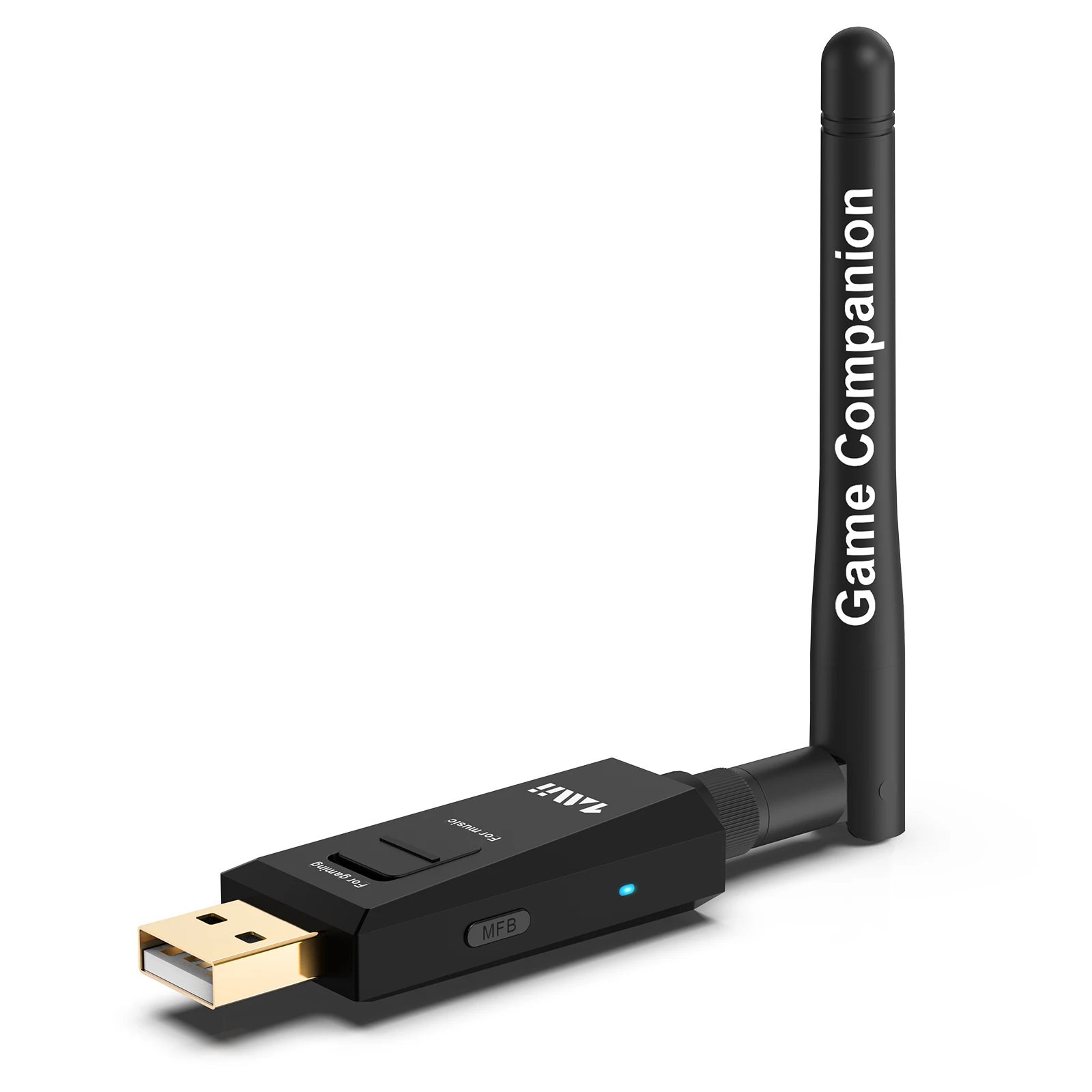 [Модернизированный] 1Mii USB Bluetooth-адаптер для ПК Mac ноутбуков PS5/PS4 аудио-адаптер с