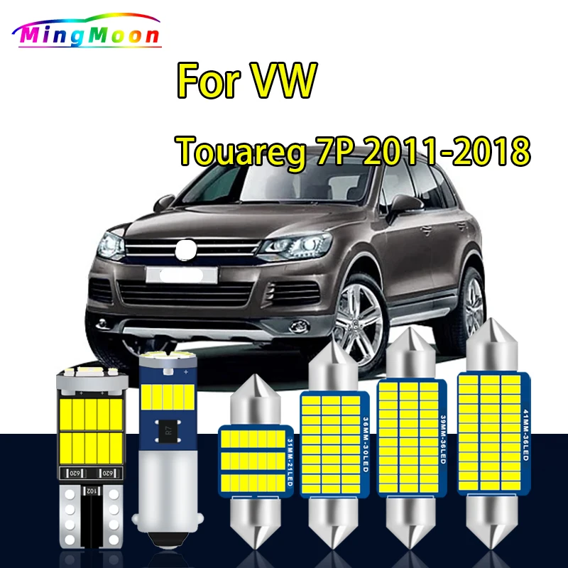 Светодиодные автомобильные фонари для VW Volkswagen Touareg 7P 2011-2018 дверной светильник ног