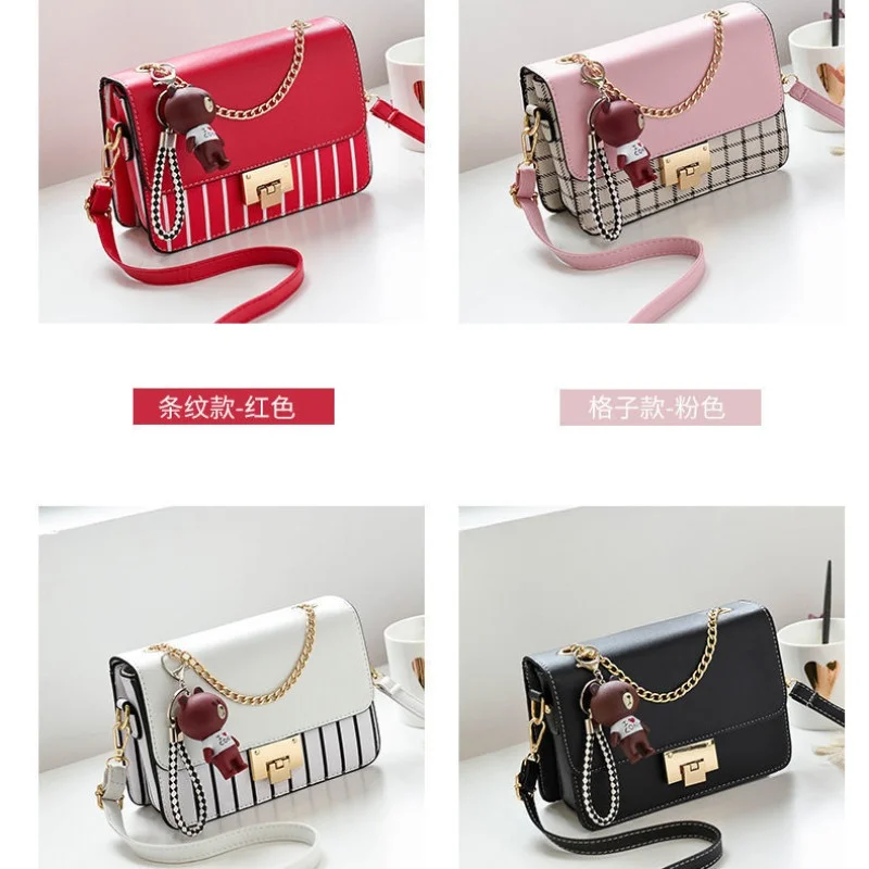 Student Fashion Large Capacity Small Bag Women's Bag New 2023 Crossbody Shoulder Bag Ins Network Red Korean Version Popular