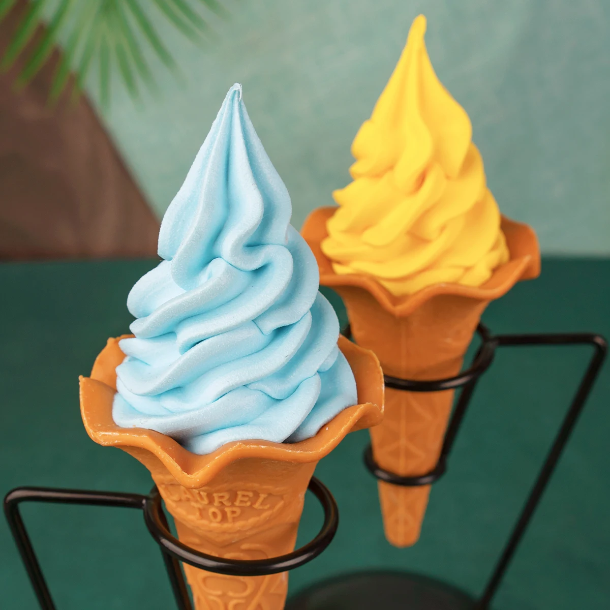 В Япония Хоккайдо витрина для мороженого реквизит вафельная корзина мягкая