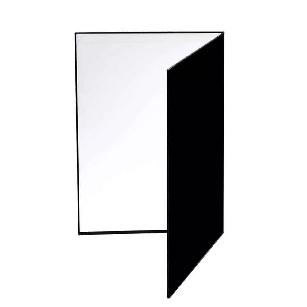 

3 In1 Cardboard Light Reflector Paper Foldable Small Props Absorber For Photography White Black Silver Double Sided Board Studio