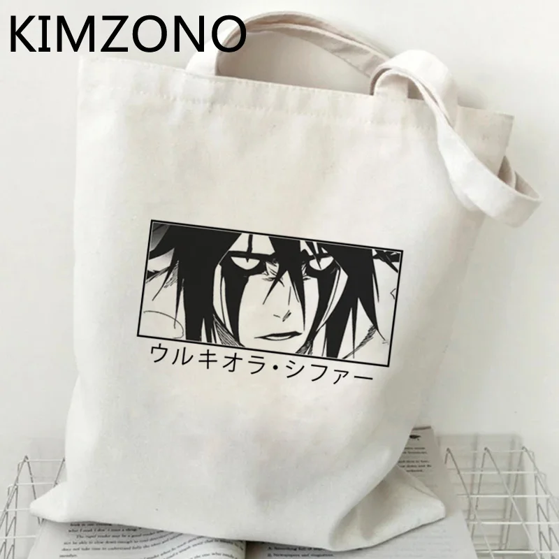 

Zaraki Kenpachi Bleach Ichigo shopping bag shopping bolso handbag reusable shopper grocery bag foldable string sac toile