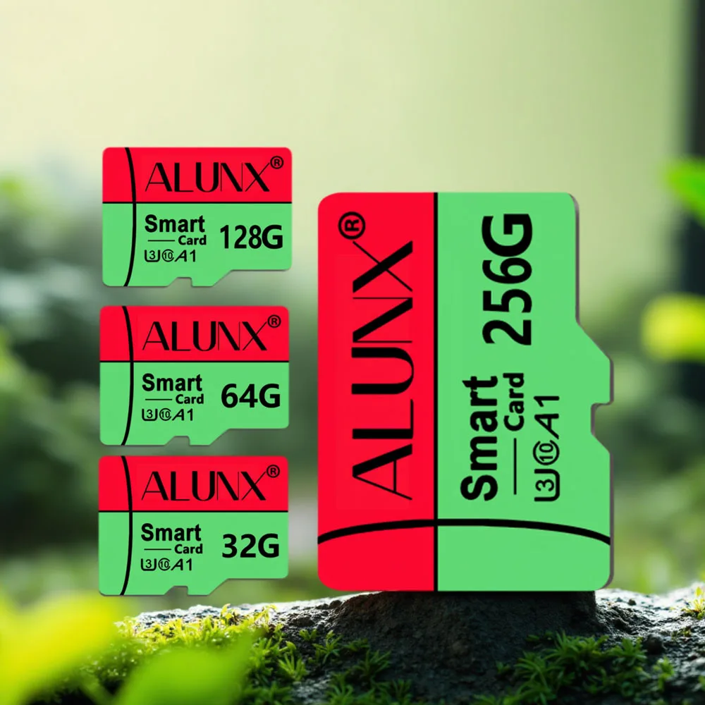 Карта памяти ALUNX 128G 256G Micro TF SD-карта 64 ГБ 32 Флэш-карта класса 10 поддержка мобильных