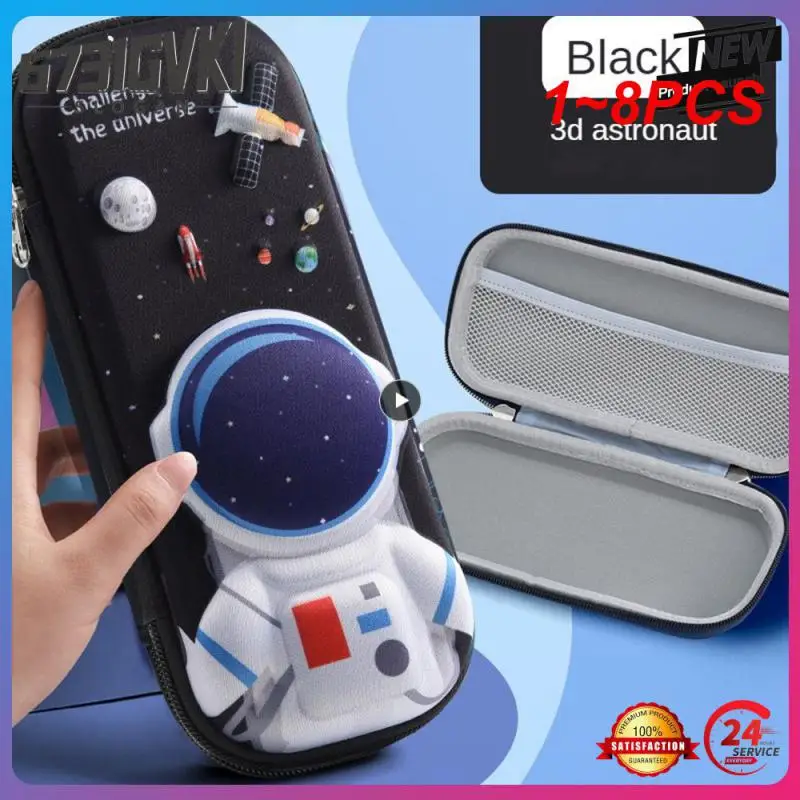 

1~8PCS EVA Large Capacity Pencil Case Pen Holder Cute Cartoon Pencil Bag For Boy Kids School Stationery Pencil Box