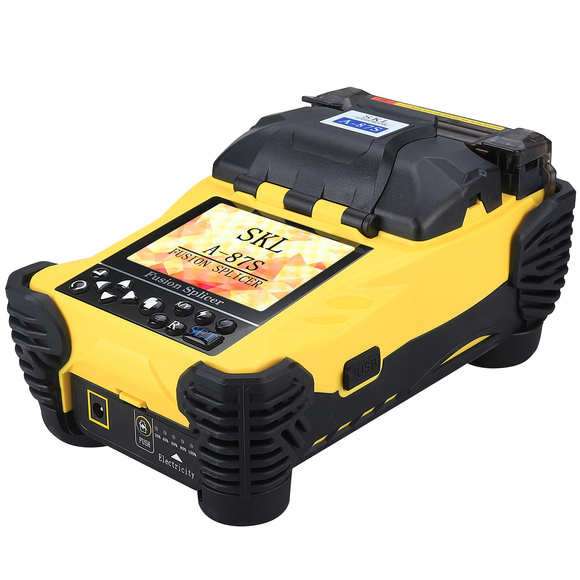 

FTTH Splicer Kit Fiber Fusion Machine Mini Optic Splicing A-87S