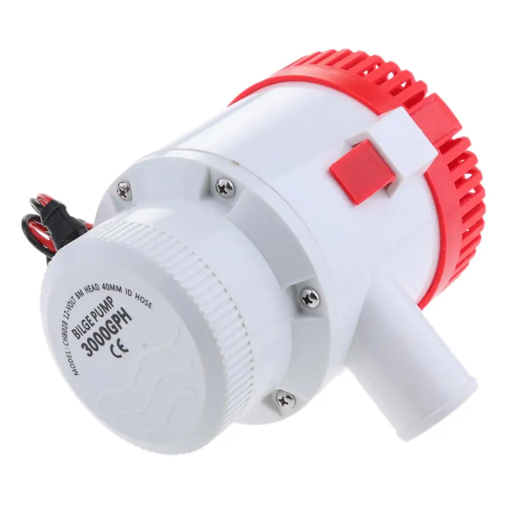 

White Heavy Duty 120GPH Submersible Marine Bilge/Sump Water Pump