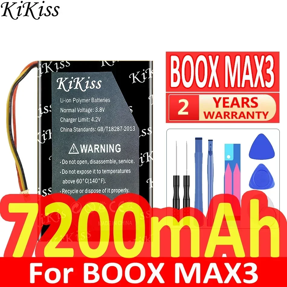 Аккумулятор KiKiss 6900 мАч/7200 мАч для Onyx BOOX Note lite MAX 2 3 MAX2 MAX3 2588158
