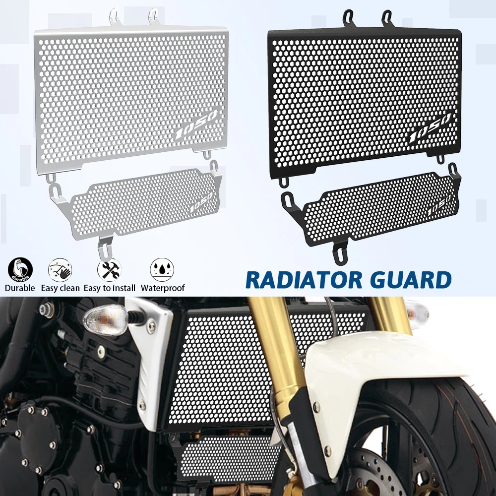 Фото Защита радиатора для Speed Triple 1050 2005-2008 2009 2010, решетка бака, защитная крышка радиатора двигателя SpeedTriple1050, двигатель №1