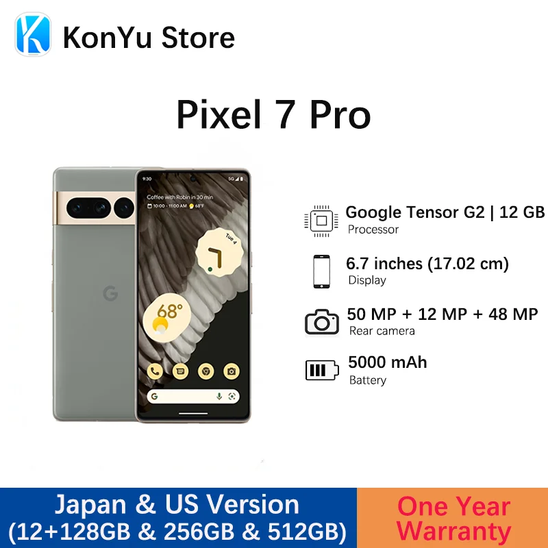 Ready Stock Brand New Google Pixel 7 Pro Smart Phone Original And New 5G Phone