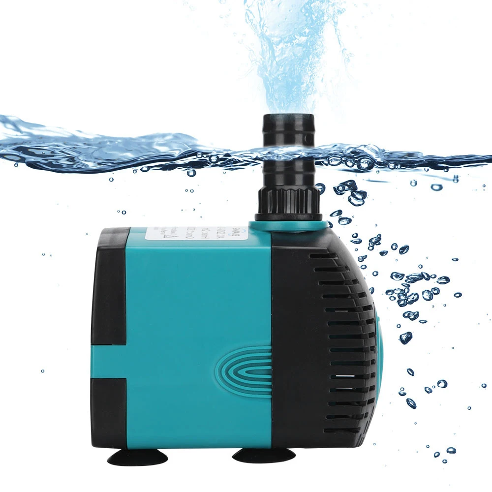 

3-60W Aquarium Submersible Water Pump Fountain Ultra-Quiet Fish Pond Water Pump Filter Fish Tank Fountain Pump 220V-240V/110V