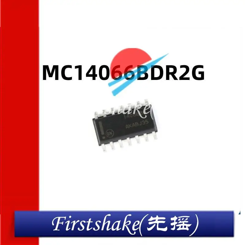 10 шт. оригинальный подлинный MC14066BDR2G SOIC-14 четыре аналоговых переключателя/четыре мультиплексора чипа