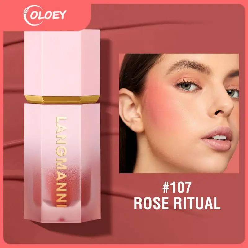 

Lip Gloss Natural Cheek Tint Blush Silky Smooth Liquid Blush Long Lasting Colored 8 Color Cheek Rouge Face Makeup Face Blusher