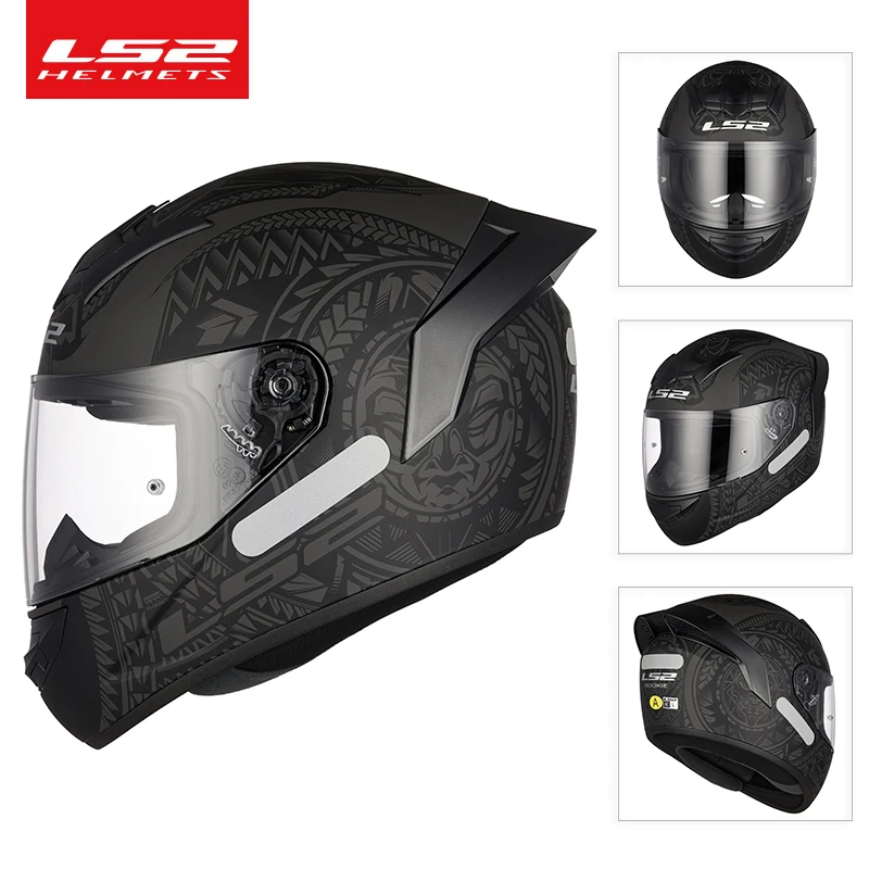 LS2 ROOKIE FF352 Motorcycle Helmet Original Capacete LS2 Full Face ...