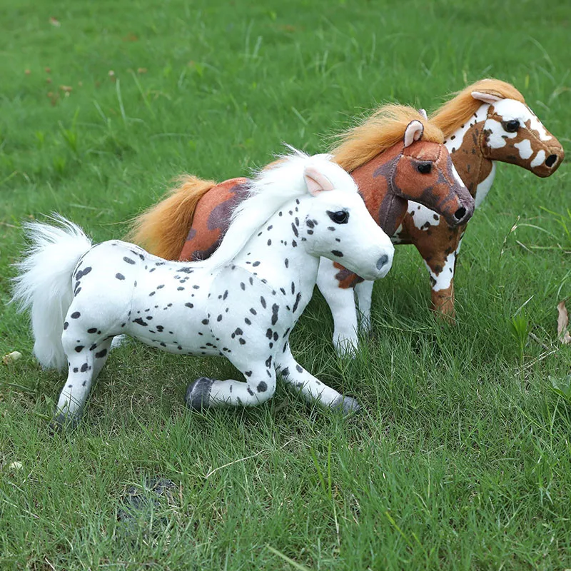 

Имитация лошади, плюшевые фергановые игрушки, милая мягкая кукла-Зебра, Реалистичная лошадь, игрушка для детей, подарок на день рождения, украшение для дома