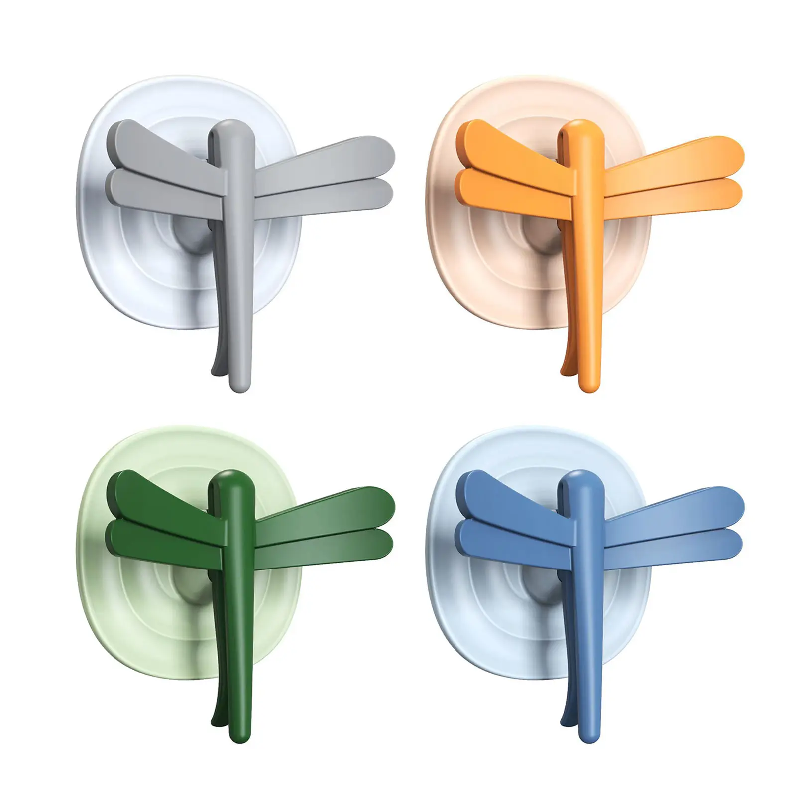 

Мультяшный крючок без перфорации из полипропилена креативный зажим Dragoy с магнитными крючками многофункциональные крючки для стен