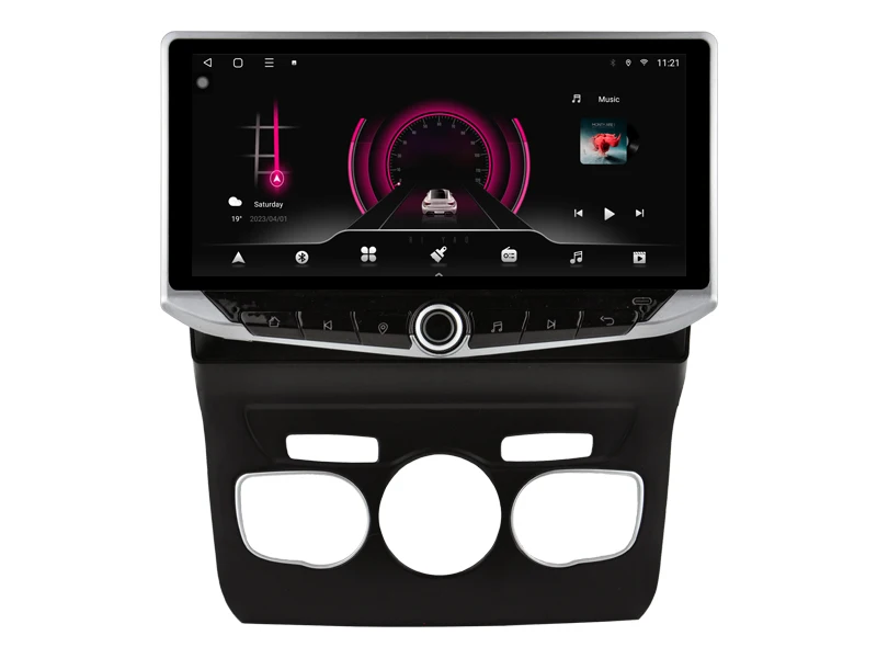 Фото Автомобильный радиоприемник с GPS-аудио для Citroen C4 B7 C4L DS4 2013-2017, подходит только мультимедийный плеер с LHD, 10,88-дюймовый экран, кнопка, держатель телефона №4