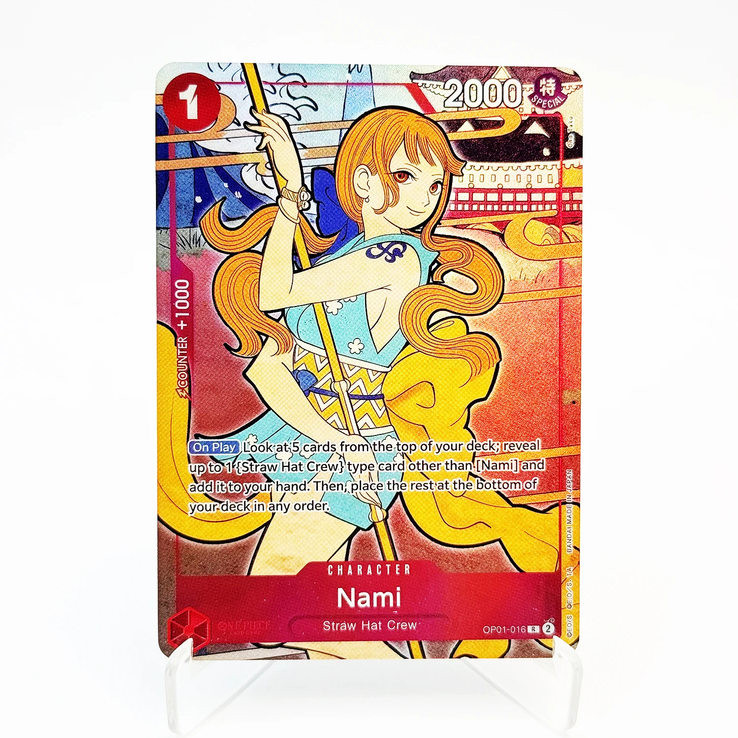 Фото Полный набор карт One Piece (английская версия) к 1-й годовщине: эксклюзивная реплика команды Соломенной Шляпы, редкие коллекционные аниме-карты №5