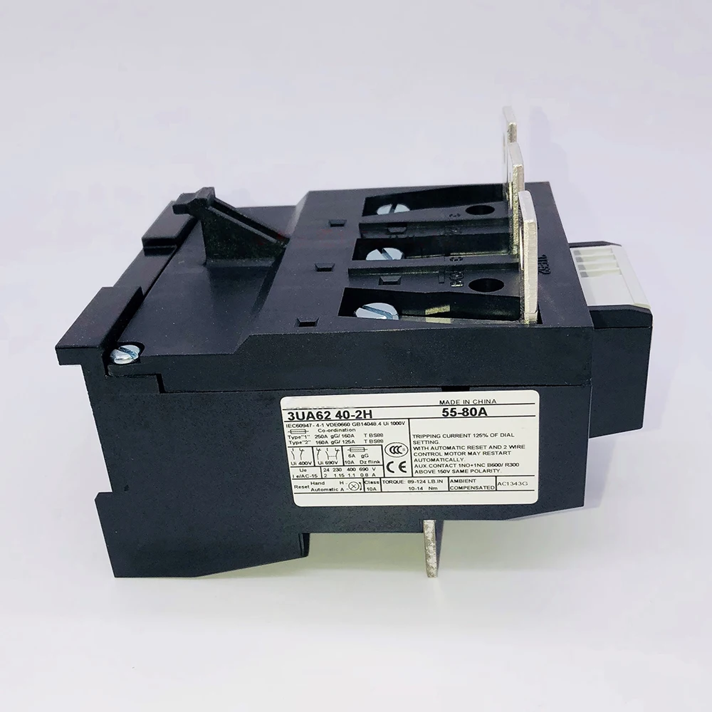 Высокое качество 3UA6240-2H 3UA62 40-2H 55-80A тепловое реле перегрузки