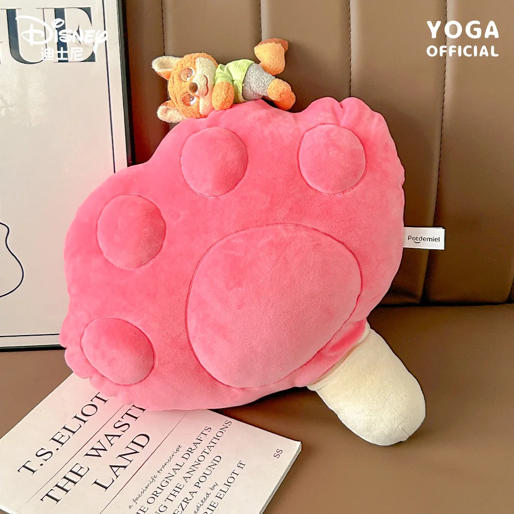 Zootopia Nick Fox Claw Мороженое Милая мультяшная плюшевая подушка Kawaii Пушистая мягкая