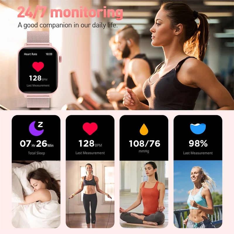 смарт часы мужские наручные женские Смарт-часы LIGE с Bluetooth 1 83 дюйма шагомер