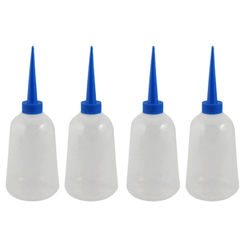 

4 Pcs Soft Plastic Industry Sewing Machine Oil Liquid Bottle 250Ml