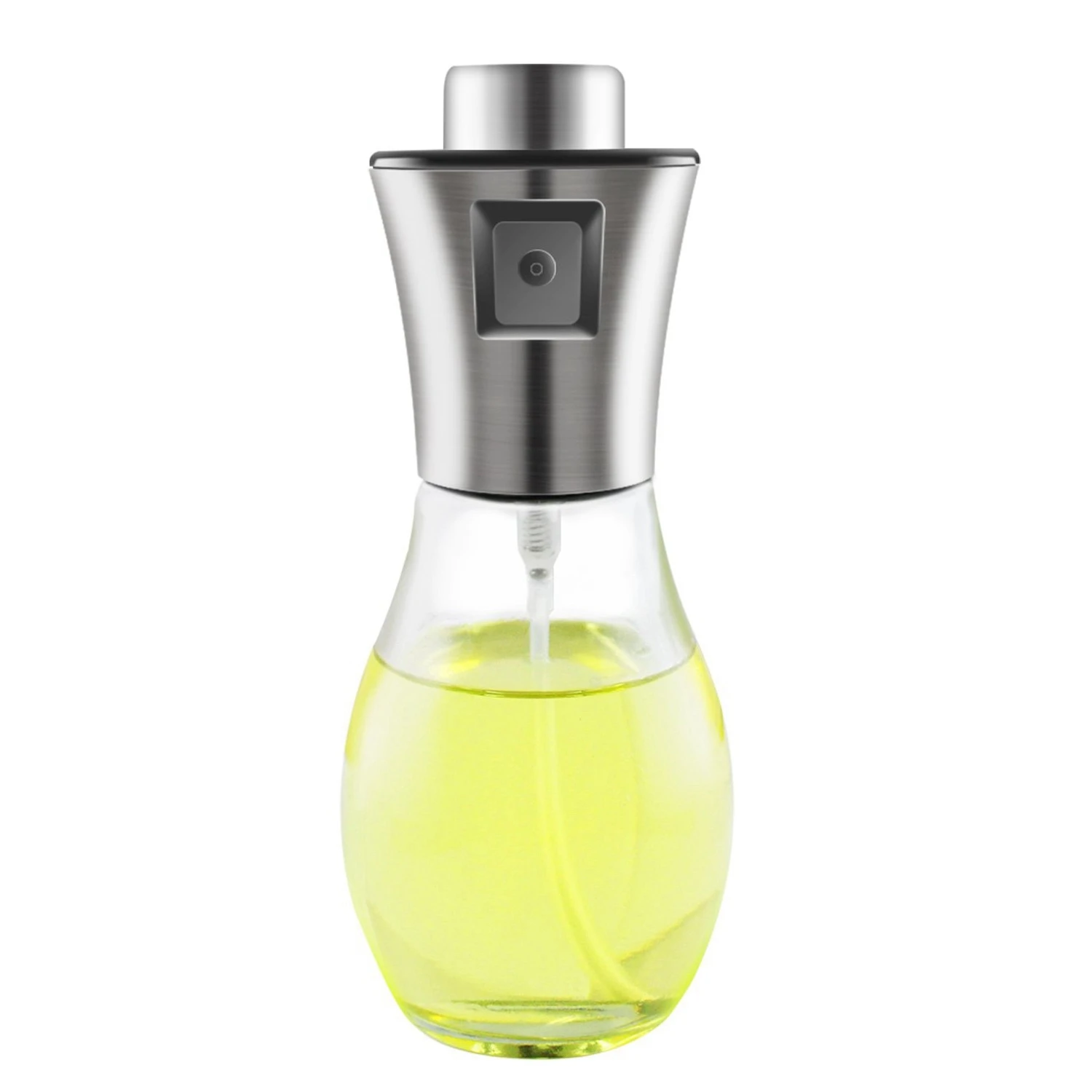 

Olive Oil Sprayer,Transparent Food-grade Glass Oil Mister,Portable Cooking Oil Spray Vinegar Bottle Oil Dispenser for Kitchen