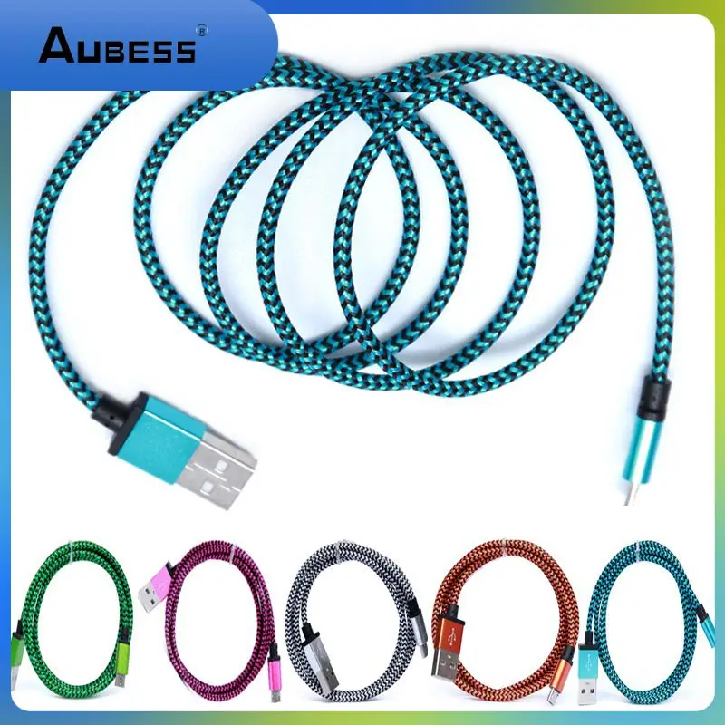 

Portable 2m Micro USB Data Charger Cables Snake Pattern Woven Aluminum Alloy USB Cable For Samsung Android Mobile Phones