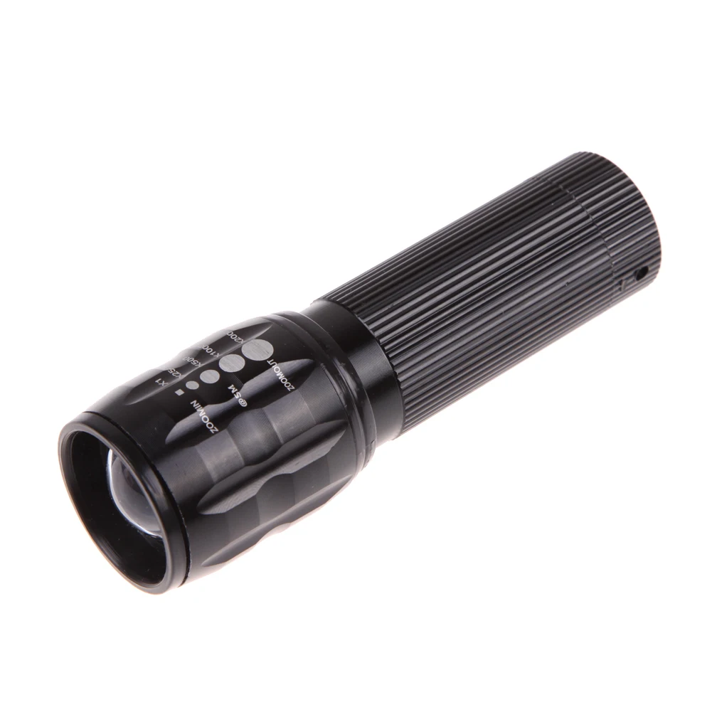 

3W 3 Mode Waterproof Zoomable LED Flashlight Torch Zoom Lamp Light for Household Outdoor Camping Hiking Fishing