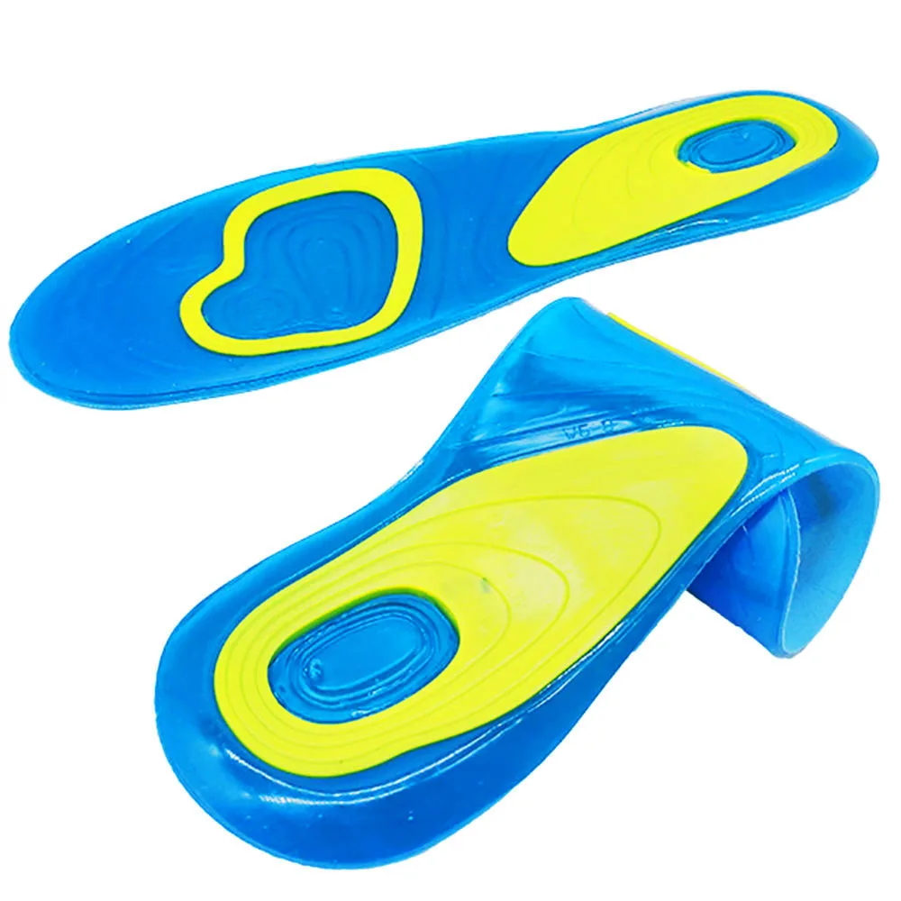 

1Pair Gel Insole Silicone Orthopedic Foot Care For feet Shoes Sole Sport Insoles Shock Absorption Pads Arch Orthotic Pad Insole