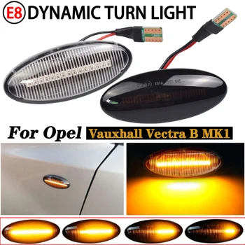 2Pcs Dynamic LED Side Marker Light Turn Signal Lamp For Opel/Vauxhall Vectra B MK1 1995 1996 1997 1998 1999 2000 2001 2002 2003 4