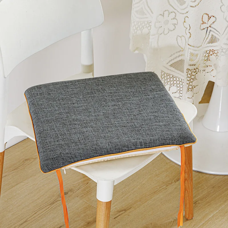 

Rigid Cotton Chair Cushion Office Chair Pad Plain Square Cushion Pad Suitable for Home Decoration Cojines Para Sillas De Comedor