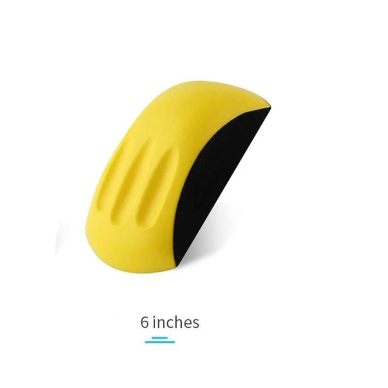 

Durable Hand Sanding Block 5'' 6'' PU Hand Pad Polishing Pad Abrasive Tool Wood New Dropship