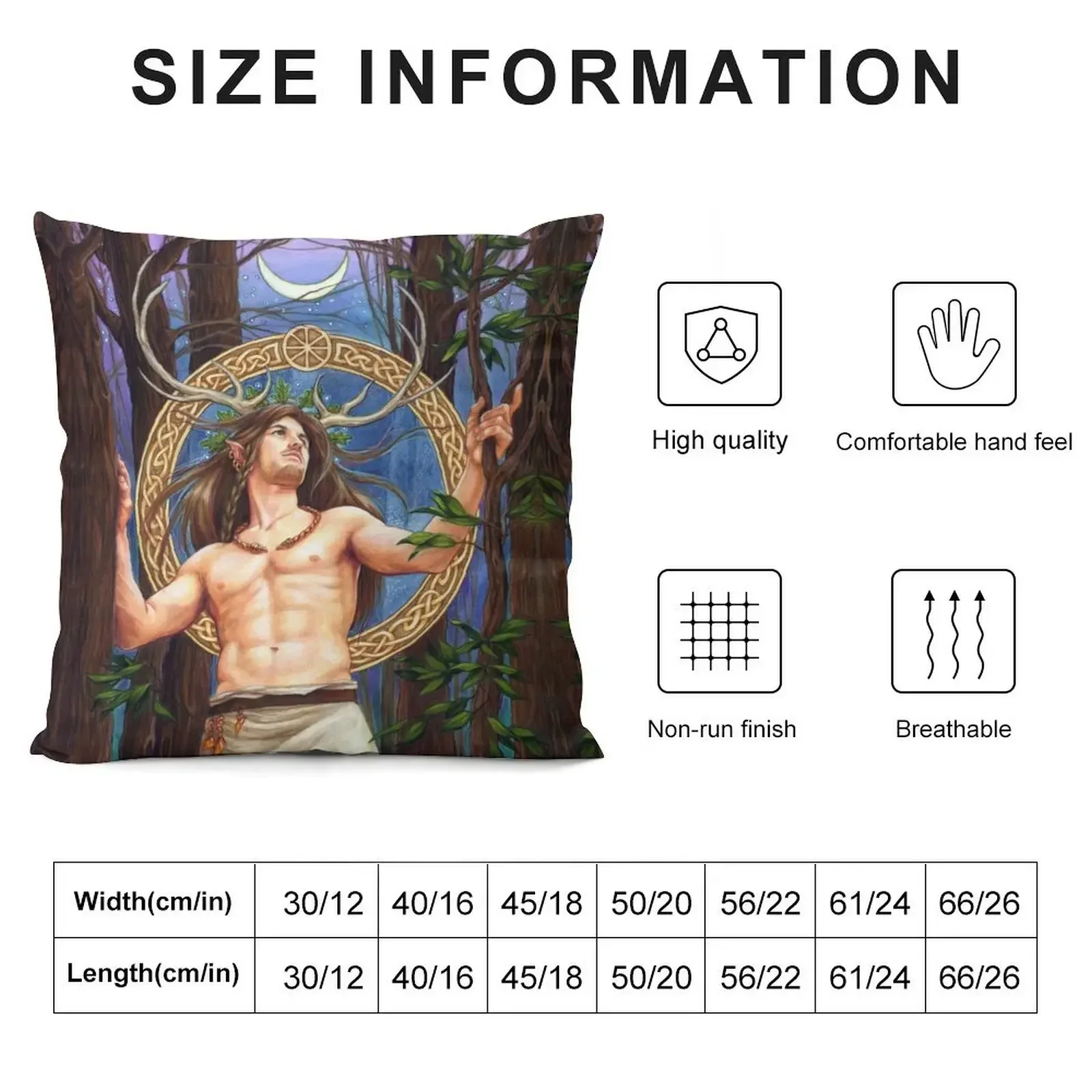 Cernunnos печатная наволочка для диванной подушки