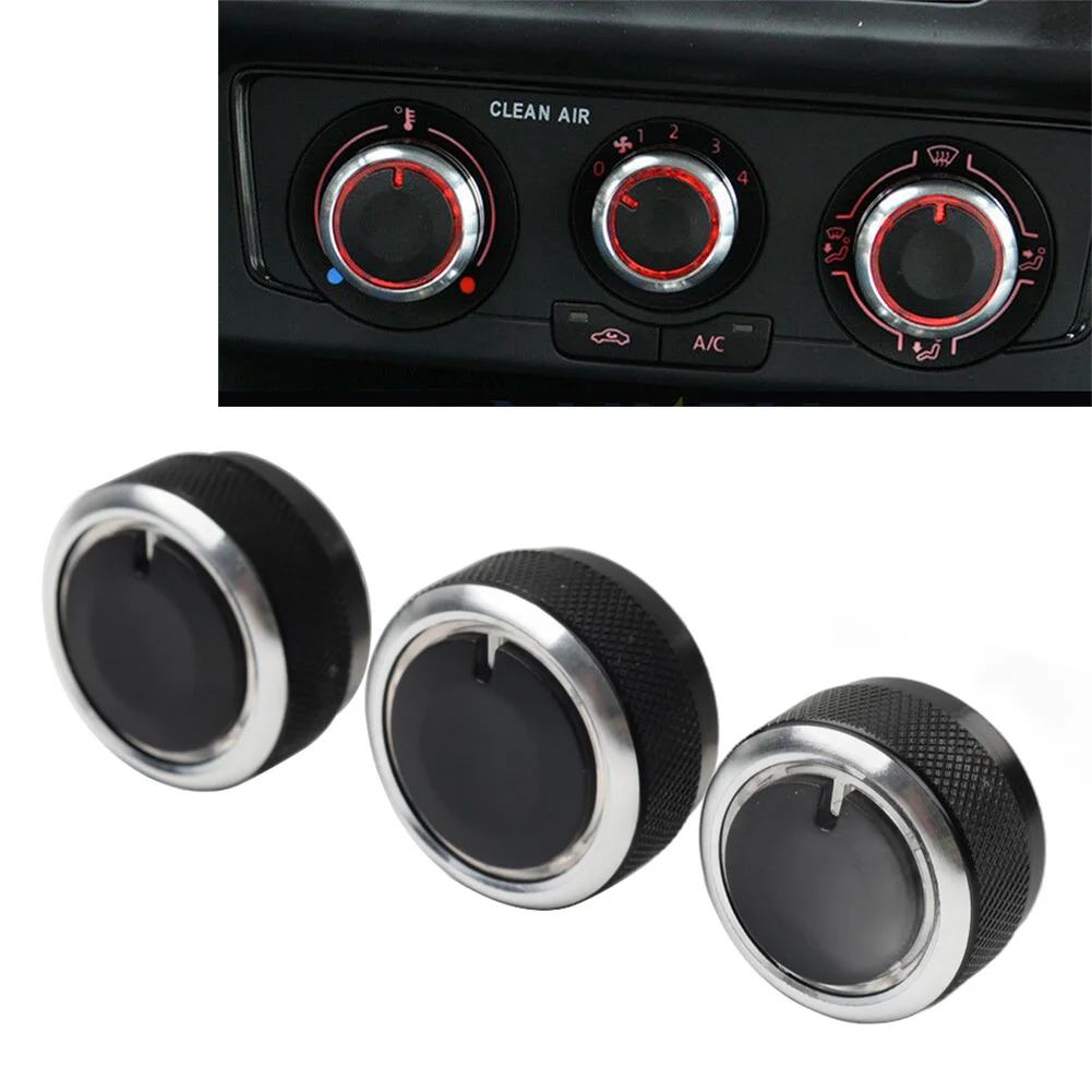 Ручка управления теплом кондиционера автомобиля переключатель 3 шт. для VW POLO 9N 9N3