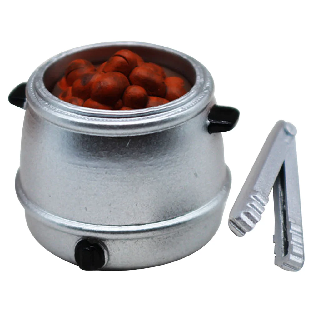 

Tableware House Pot Decorations Dolls Kitchen Prop Miniature Cooking Ornaments