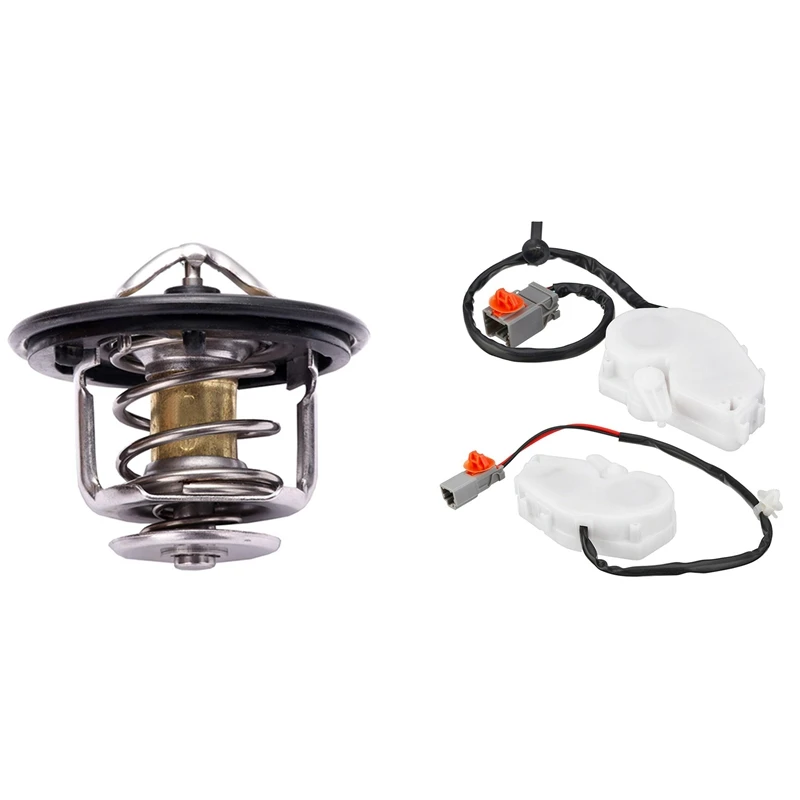 

1 Pcs 19301PAA306 Automotive Thermostat & 1 Pair Front Left Right Power Door Lock Actuator