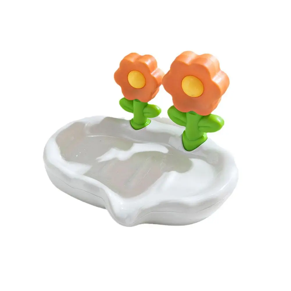 Коробка для мыла с цветами Мультяшные милые персонализированные аксессуары