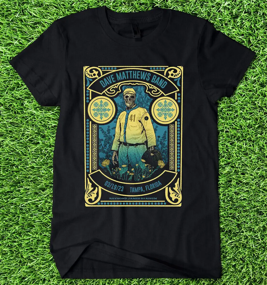 2023 Футболка с принтом Дейва мэттвиса Ленда Тампа Флорида 2023 Футболка с принтом Дейва мэттвиса Ленда Тампа Флорида