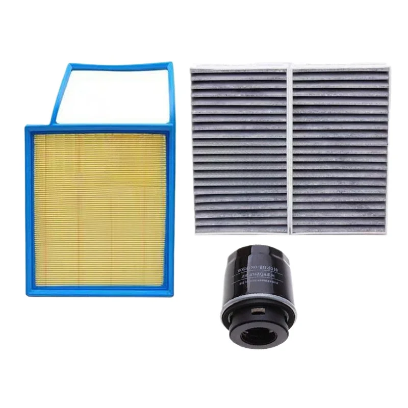 

Воздушный фильтр двигателя, салонный фильтр, масляный фильтр, подходит для DENZA N8 1.5T, вставной гибридный 2023, модель двигателя: BYD476ZQC