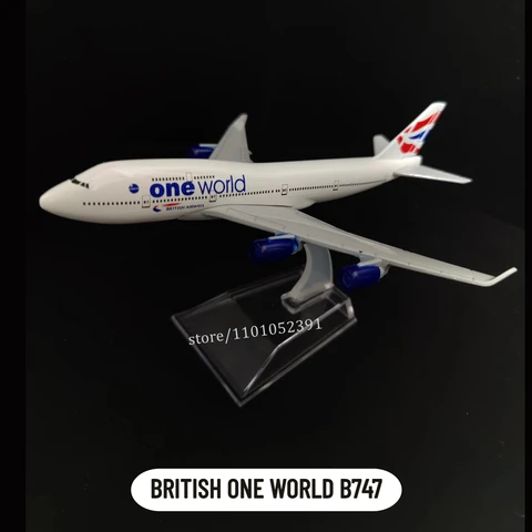 1:400 Британский Уникальный Мир B747, копия металлического самолета авиакомпании, самолета, литая модель самолета, авиационная Коллекционная миниатюра