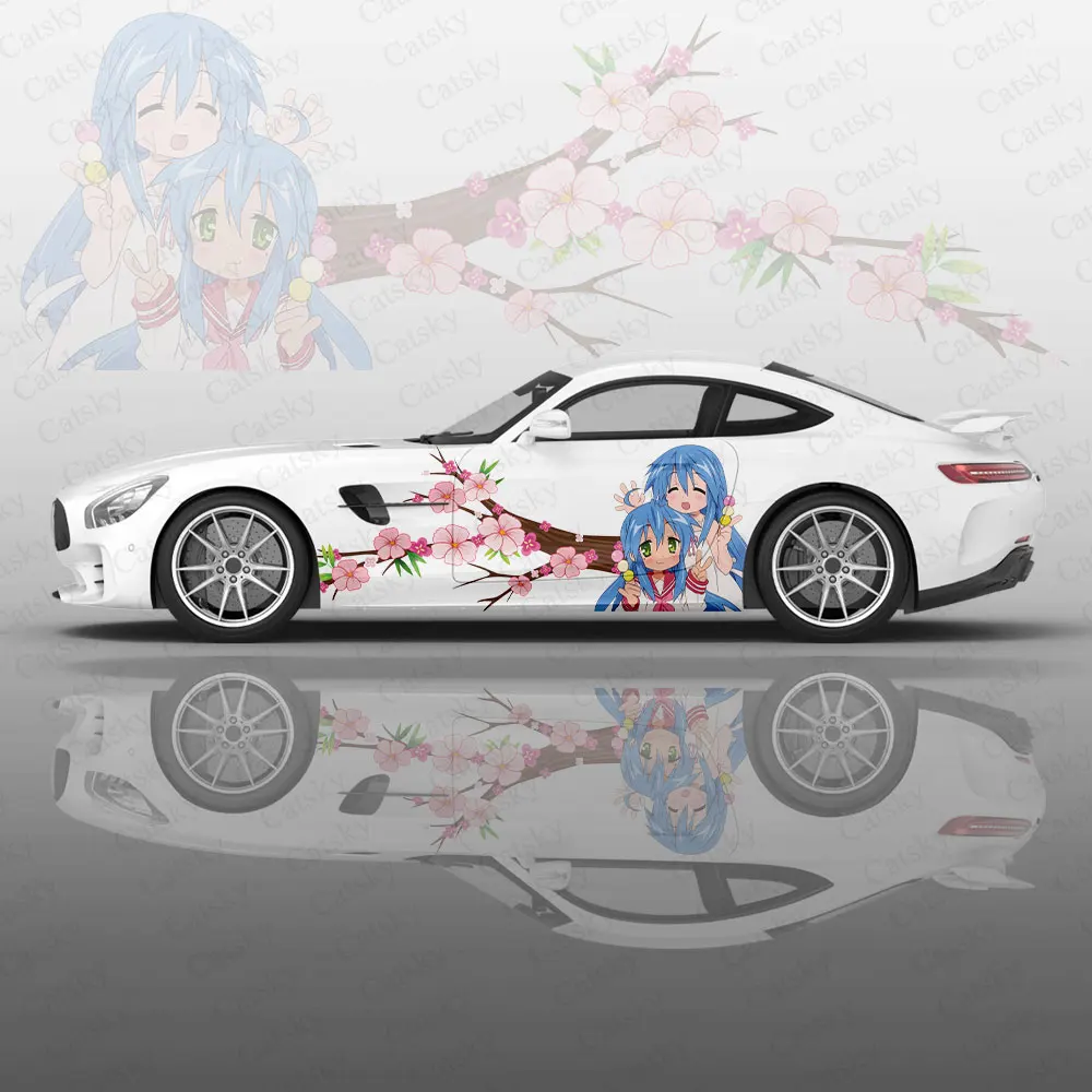 

Виниловая наклейка с изображением девочки из аниме «Konata Izumi»