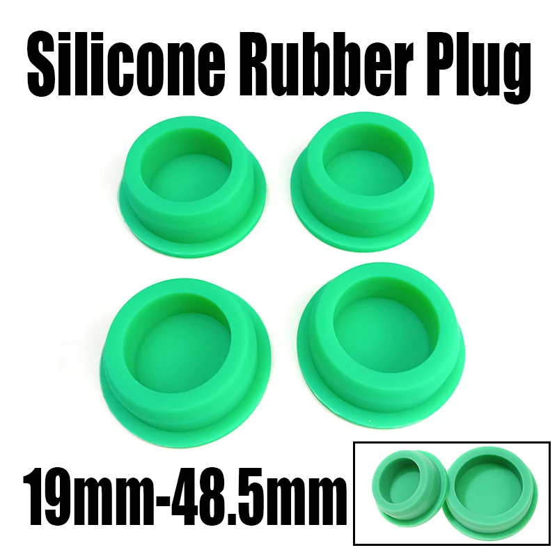 

1-3PCS 19mm-48.5mm Green Silicone Rubber Cap T-type Hole Plug Cover Rubber Stopper Sealing Plug Snap-on Gasket Seal Stopper