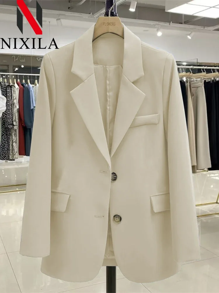 Элегантный Женский Пиджак В Корейском Стиле Винтажный Роскошный Весенне-осенний