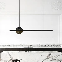 modern minimalist dining room copper chandelier for dining room home decor high end fashion art marble led pendant light