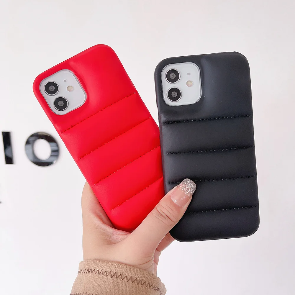 

Case For Iphone 13 Pro Max Soft Jacket Shell Iphone 12 11 Pro Max X XS XR 7 8 Plus 10 Funda Iphone11 Iphone13 The Puffer Covers