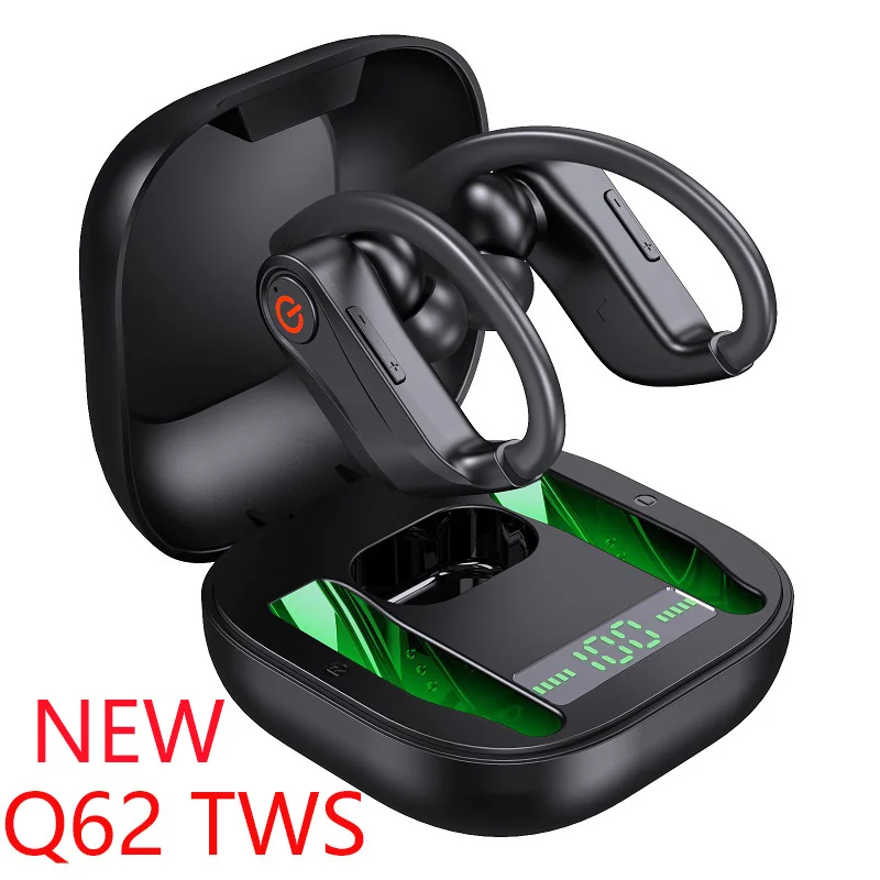 Беспроводные наушники Q62 TWS с двойным микрофоном, hi-fi звук, Bluetooth наушники, шумоподавление, Спортивная гарнитура IPX7, водонепроницаемые наушники